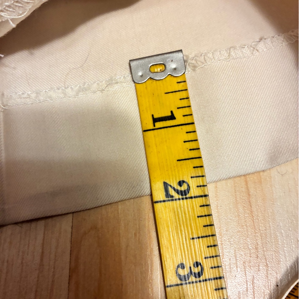 Stella McCartney Cream 100% Wool Tailored Flare Trousers Sz 40 US 4/6 - Picture 7 of 16